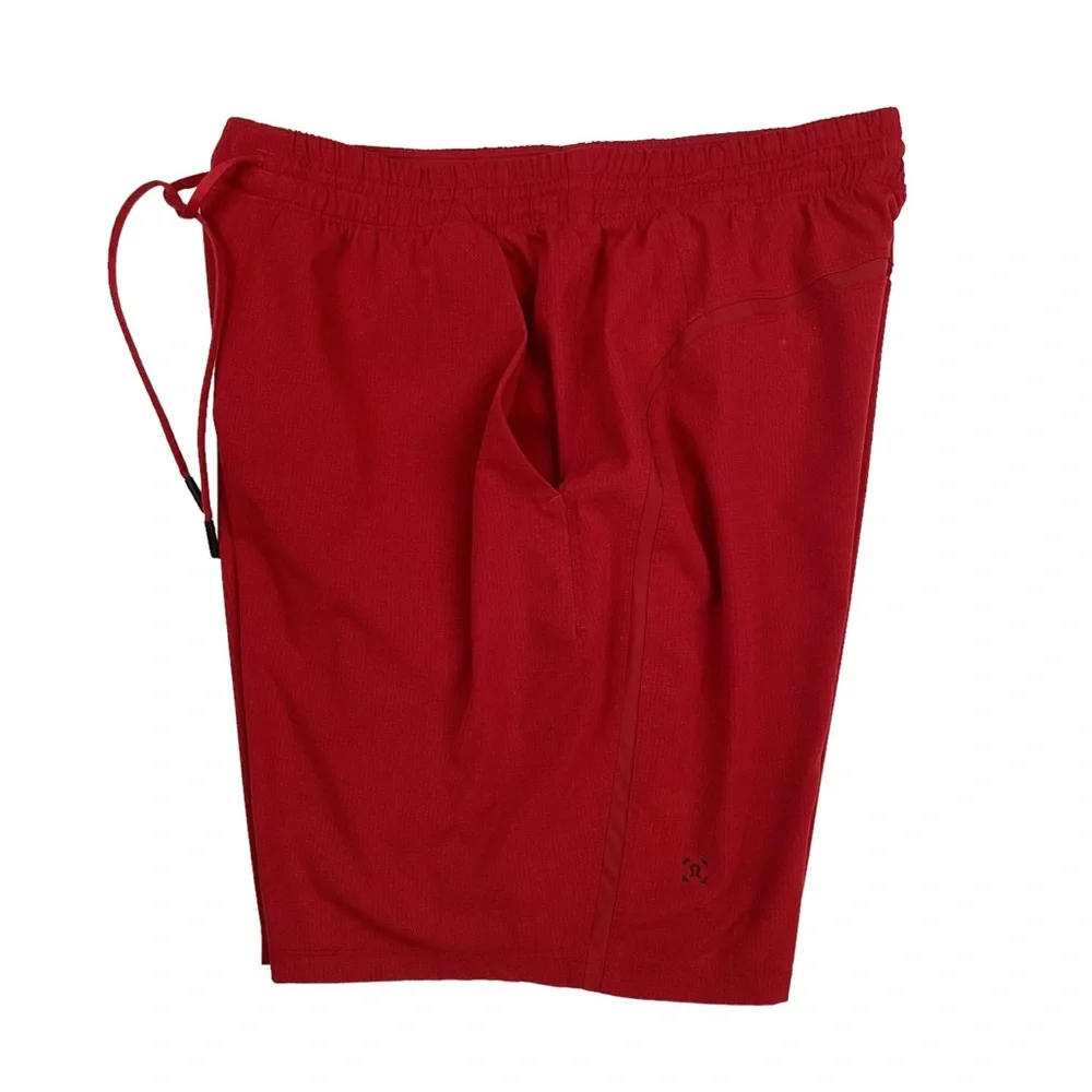 Lululemon Pace Breaker Vented Running Shorts Red